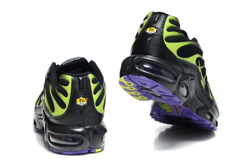 Nike Tn New Chaussures Hommes Noir Jaune Bleu (3)